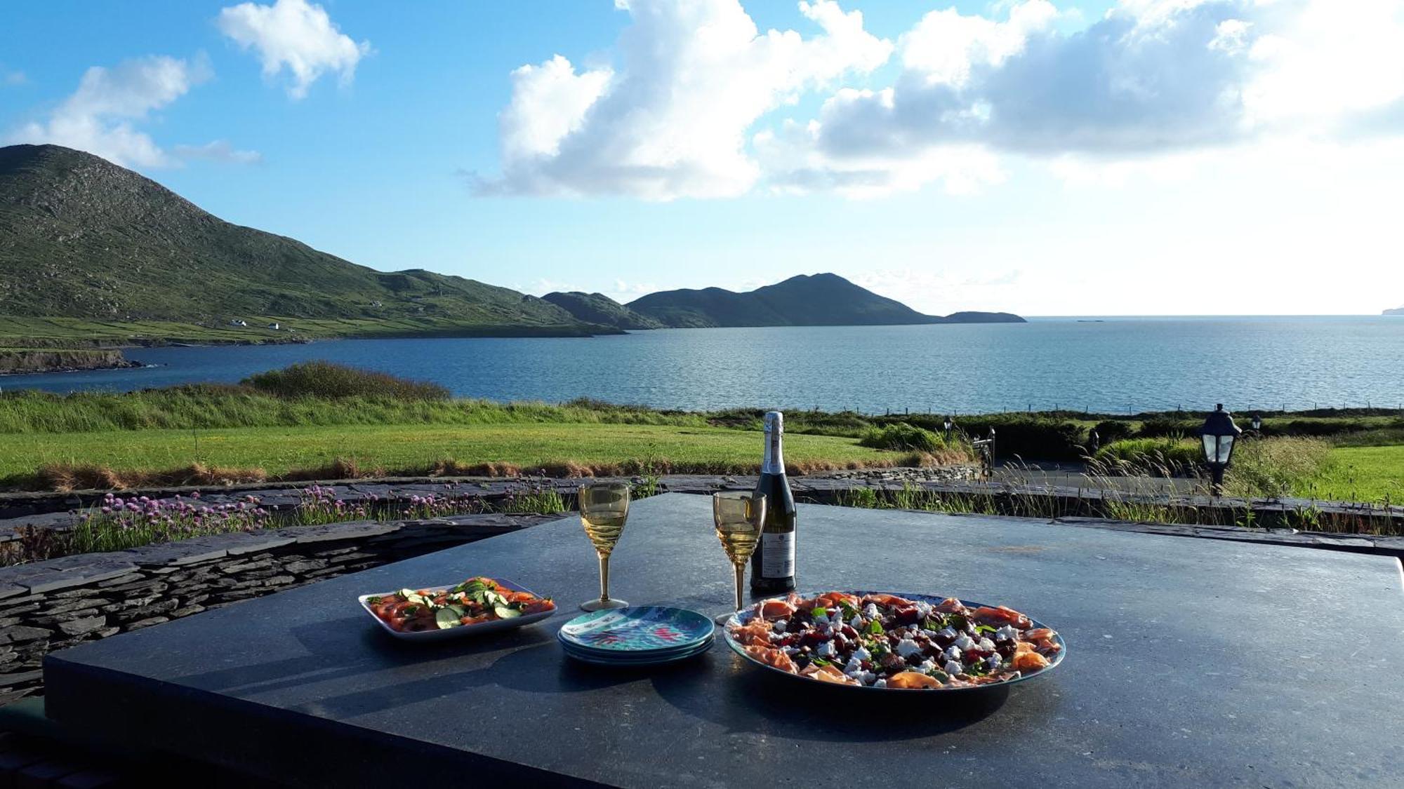Fuchsia Lodge - New Luxury 5* Beachside Lodge With Sauna - 4 Beds Ensuite - Spectacular Location Waterville Esterno foto